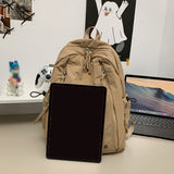 Back-to-School Season Special ins Small Design School Bag for Female College Students, Simple and Versatile High School and Junior High School Students, Lightweight Travel Shoulder Bag