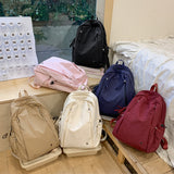 Back-to-School Season Special ins Small Design School Bag for Female College Students, Simple and Versatile High School and Junior High School Students, Lightweight Travel Shoulder Bag