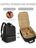 Carry on Backpack, Travel Backpack Airline Approved Large 15.6'' Laptop Backpack for Women Waterproof Business Backpack for Work