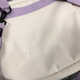 Lovely Multifunctional Backpack Teenage Girl Ring buckle Portable Travel Bag Female Small Schoolbag Badge Women Backpacks