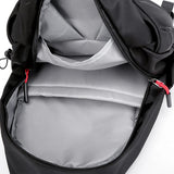 Multifunctional Computer Waterproof Backpack Men Luxury Student School Bags Casual Pleated Backpacks 15.6 Inches Laptop Bag Pack