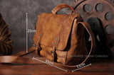 Vintage Genuine Leather Messenger Bag men Leather Shoulder Bag Men Crossbody Bag Male Sling Leisure Bag Tote Handbag Brown Grey