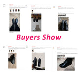 Women Genuine Leather Moccasins Mom Hook and Loop Wedge Shoes Female Plus Size 42/43 Flat Loafers Women's Non-slip Shoes Autumn