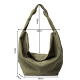 Pure Color Nylon Big Tote Bags for Women New Shoulder Shopping Bag Waterproof Fabric Handbags Simple Fashion Hobo Bolso