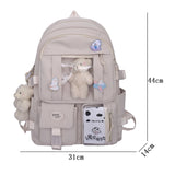 Japanese High School Girls Backpack School Bags For Teenage Girls Multi Pockets New Kawaii Backpack Women Harajuku Cute Mochila