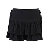 QY21034 Summer new hot girl sexy slim side waist strap skirt female fashion women's short skirt