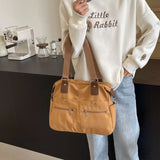 Multi functional Fashion Handbag Minimalist Texture Casual One Shoulder Travel Bag Sports Fitness Storage Crossbody Bag