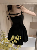 New Summer Short Dress Women Slim Spaghetti Strap Evening Party Dresses Elegant Sleeveless A-line Sexy One Piece Vestido Mujer