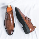 Hot Selling High-end Banquet Dress Shoes Europe America Office Men's Business Casual Shoes Pointed Men's Loafers Free Delivery