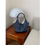 Women Canvas Tote Bag Solid Color Designer Ladies Casual Handbag Shoulder Bag Large Capacity Cotton Reusable Shopping Beach Bags