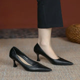 Ladies Pumps Pointed Toe Thin Heels Sexy Women's Shoes Formal Elegant Dress On Promotion Premium Offer Comfortable Casual