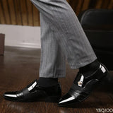 Shoes Men Slip on Men Dress Oxfords Fashion Business Dress Men Shoes New Classic Leather Men'S Suits Shoes Man Shoes