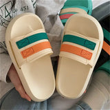 Platform Sandals on Beach Summer Thick Junior Woman Slippers Open Toe Slides Bathroom Shoes for Women Original Sale Offer Y