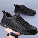 Youth Trend Men's Genuine Leather Shoes High-quality Oxford Shoes Business People's Formal Shoes Men's Casual Sports Shoes