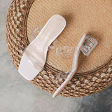 Woman Slippers Transparent Clear Slides Sexy Sandals Open Toe Shoes For Women Jelly Luxury Premium Low Price Trend 39