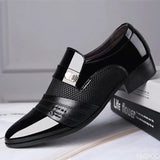 Shoes Men Slip on Men Dress Oxfords Fashion Business Dress Men Shoes New Classic Leather Men'S Suits Shoes Man Shoes