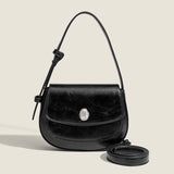 Leather Small Shoulder Bag Designer Casual Solid Color Wallet Handbags New Luxury Crossbody Bag High Fashion Versatile