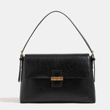 Versatile Vintage New Shoulder Bag Ladies Black Classic Purse And Handbags Pu Leather Crossbody Bag Designer Luxury Fashion Ins