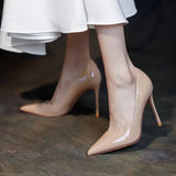 Women's Shoes Super High Heel Thin Heels Sexy Wedding Bride Shoe Pointed Toe Ladies Pumps Non Slip Social Premium On Offer