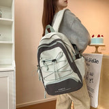 Spring New Style Nylon Solid Backpacks Large Capacity Simple Casual High Quality Schoolbags Back To School Season