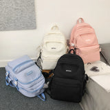 Fashion Women Leisure School Bag Ladies Cute College Backpack Waterproof Female Travel Book Bag Trendy Girl Boy Laptop Backpack