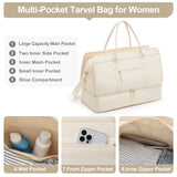 Luggage Travel Bags with a Clothes Bag and Toiletry Bag Large Capacity Daily Commuter Shoulder Bag Woman Tote Bags Handbag Woman