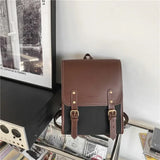 Retro Fashion Unisex Shoulder Bag Pu Leather College Men's and Women's Shoulder Bag Simple New Designer Luxury Shoulder Bag