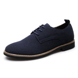 Chaussure Homme Suede Leather Men Shoes Oxford Casual  Classic Sneakers Comfortable Footwear Dress  Large Size Flats