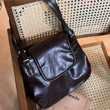 Bags for Women Korean Trendy Vintage Casual Women's Handbags Streetwear Punk Solid All Match Shoulder Underarm Bag Y2k Aesthetic