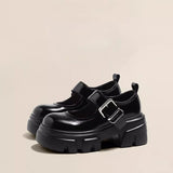 Flat Black Shoes For Women Oxfords Clogs Platform Autumn White Sneakers Round Toe Loafers With Fur Shallow Mouth Female Footwear