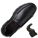 Genuine Leather Shoes Men Loafers Soft Cow Leather Men Casual Shoes New Male Footwear Black Brown