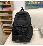 Spring New Style Nylon Solid Backpacks Large Capacity Simple Casual High Quality Schoolbags Back To School Season