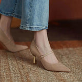 Red Ladies Summer Footwear Pointed Toe Stilito On Heeled High Heels Shoes For Women Pumps With Chic Point Hot Korean Style
