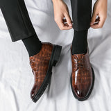 Brand New Men Dress Shoes Patent Leather Brogue Shoes for Male Formal Wedding Party Office Men Oxfords Business Moccasins Shoes