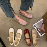 New Spring Summer Mary Jane Shoes Women Soft Sole Casual Outdoor Dress Ballet Shoe Round Toe Shallow Flats Zapatos De Mujer