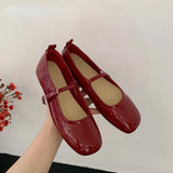 New Spring Summer Mary Jane Shoes Women Soft Sole Casual Outdoor Dress Ballet Shoe Round Toe Shallow Flats Zapatos De Mujer