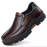 Genuine Leather Shoes Men Loafers Soft Cow Leather Men Casual Shoes New Male Footwear Black Brown