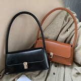 Luxury Brand Crossbody Bags For Women Fashion Design Underarm Woman Shoulder Bag Female Handbag And Purses Solid Color