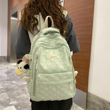 High Quality Nylon Women's Backpack Multi Pocket Cute College Backpack Large Capacity Laptop School Bags Travel Book Bag Cool