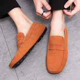 Italian Desgin Men Casual Shoes Summer Genuine Leather Men Loafers Moccasins Slip On Men's Flats Breathable Male Driving Shoes