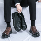 Brand Men Shoes Handmade High Quality Genuine Leather Shoes Lace Up Comfort Business Man Casual Shoes Big Size 38-45