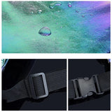 1Pcs New Holographic Fanny Pack Hologram Waist Bag Laser PU Beach Travel Banana Hip Bum Zip Waist Bags Women Belt Bag for Girls