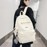 Fashion Women Leisure School Bag Ladies Cute College Backpack Waterproof Female Travel Book Bag Trendy Girl Boy Laptop Backpack