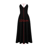 Strapless Formal Occasion Dress Black Sexy Bodycon Corset Party Dresses A Line Elegant Long Dresses New in Clothing