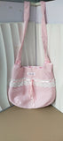 New Women's Japanese Korean Bow Lace Shoulder Bag Large Capacity Causal Sweet Student Canvas Bags