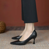 Ladies Pumps Pointed Toe Thin Heels Sexy Women's Shoes Formal Elegant Dress On Promotion Premium Offer Comfortable Casual