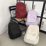 Large Capacity Backpack Women Unisex Travel Backpack Multi Pocket College Student Schoolbag For Teenage Girl Men Book Knapsack