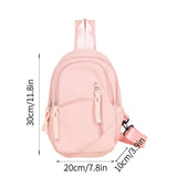 Chest Bag Shoulder Bag Women Sling Crossbody Bag Messenger Half Moon Waist Pack Bag Unisex