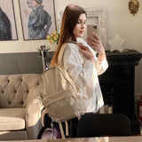 Large Backpack Women Leather Rucksack Women's Knapsack Travel Backpacks Shoulder School Bags for Teenage Girls Mochila Back Pack