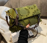 Canvas Crossbody Bags for Women  New In Latest Trend Designer Chain Shoulder armpit Handbags  Small Underarm Bag